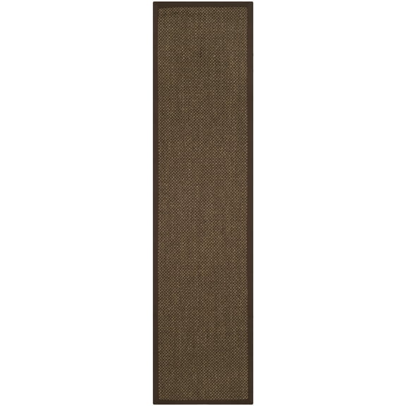 SAFAVIEH Natural Fiber Juniper Solid Runner Rug, Brown, 2' x 8'
