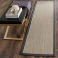 thumbnail image 1 of SAFAVIEH Natural Fiber Juniper Border Sisal Runner Rug, Marble/Grey, 2' x 12', 1 of 11