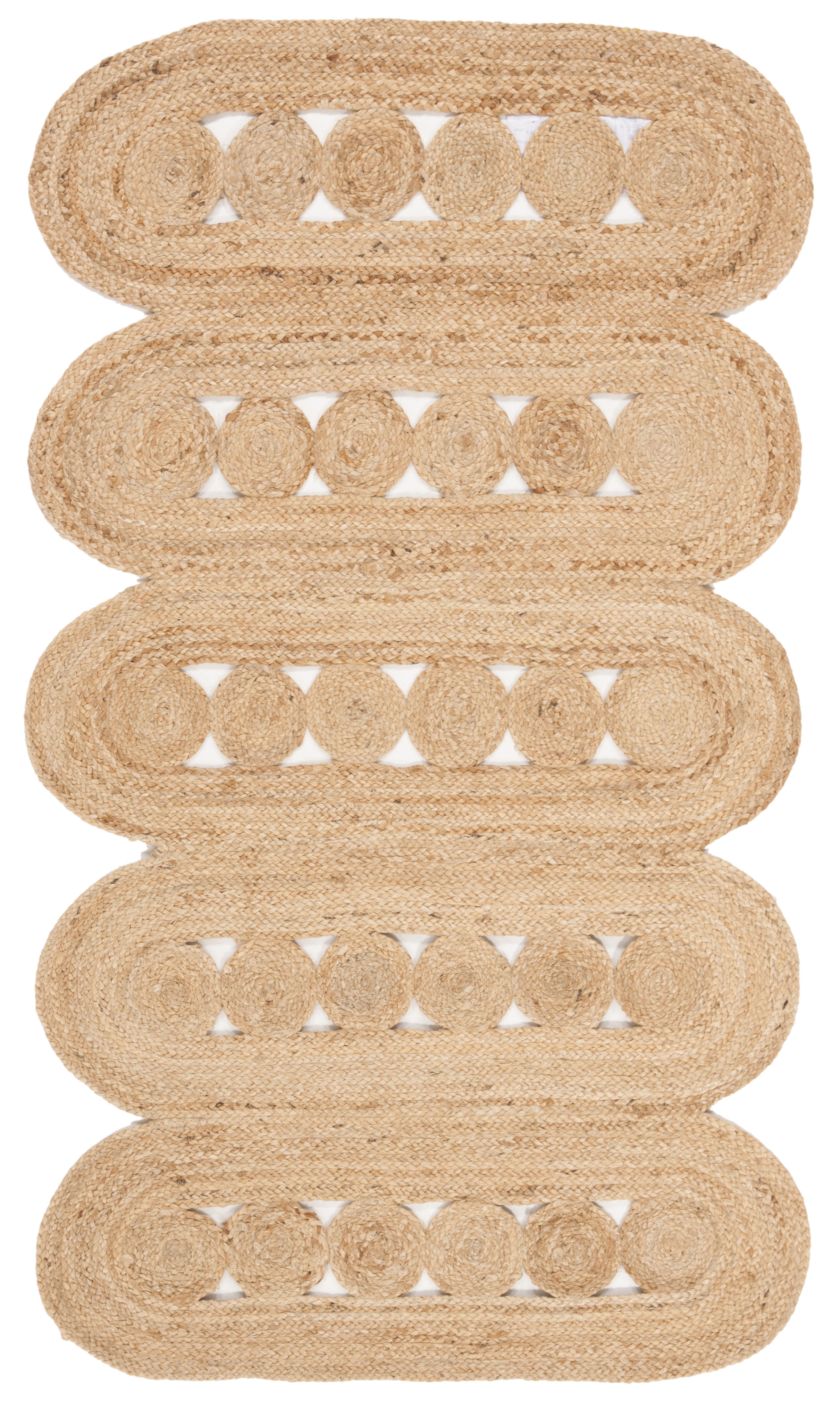 Eco-Friendly Handwoven Jute Area Rug - 2' 3" x 4'
