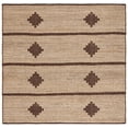 thumbnail image 1 of SAFAVIEH Natural Fiber Kagan Geometric Area Rug, Natural/Brown, 6' x 6' Square, 1 of 8