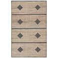 thumbnail image 1 of SAFAVIEH Natural Fiber Kagan Geometric Area Rug, Natural/Gray, 5' x 8', 1 of 8