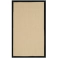 thumbnail image 1 of SAFAVIEH Natural Fiber Keane Solid Area Rug, Beige/Black, 2' x 3', 1 of 8