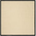 thumbnail image 1 of SAFAVIEH Natural Fiber Keane Solid Area Rug, Beige/Black, 8' x 8' Square, 1 of 8