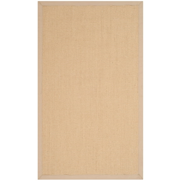 SAFAVIEH Natural Fiber Keane Solid Sisal Area Rug, Natural/Ivory, 3' x 5'