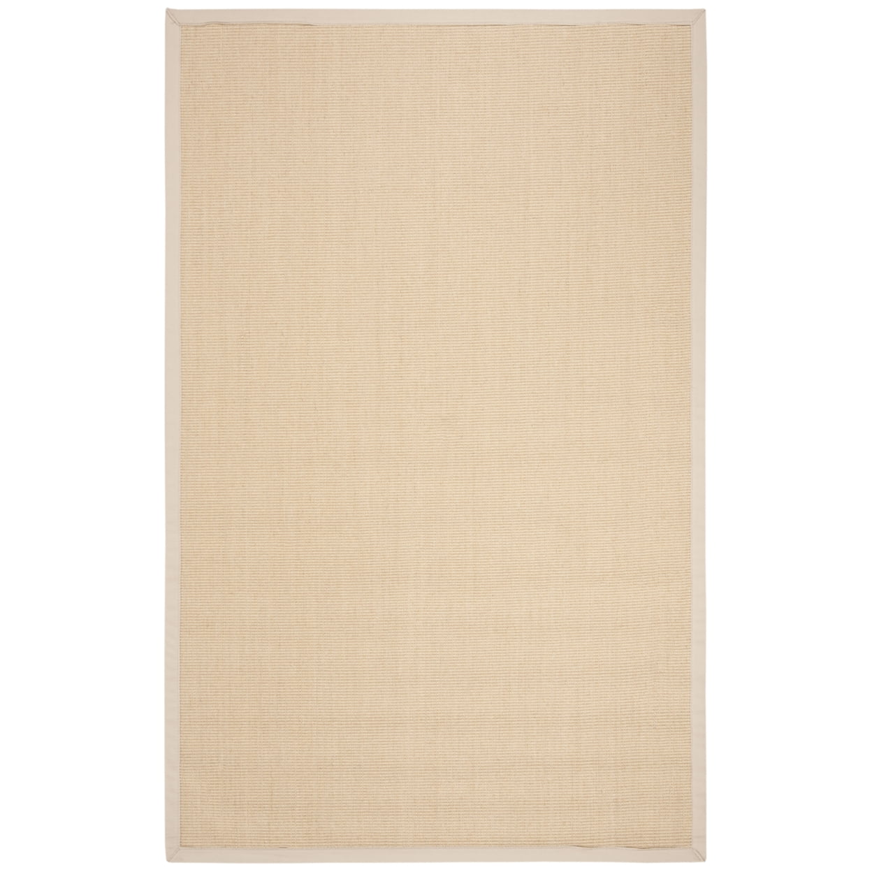 Hand-Knotted Natural Ivory Cotton Area Rug - 4' x 6'