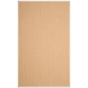 SAFAVIEH Natural Fiber Keane Solid Sisal Area Rug, Natural/Ivory, 5' x 8'