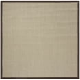thumbnail image 1 of SAFAVIEH Natural Fiber Keane Solid Sisal Area Rug, Sage/Brown, 6' x 6' Square, 1 of 10