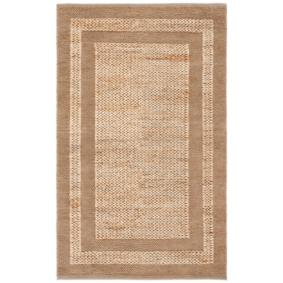 SAFAVIEH Natural Fiber Keegan Bordered Area Rug, Natural, 3' x 5'