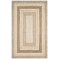 thumbnail image 1 of SAFAVIEH Natural Fiber Keisha Geometric Braided Jute Area Rug, Grey/Ivory, 3' x 5', 1 of 3