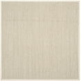 thumbnail image 1 of SAFAVIEH Natural Fiber Kentigern Border Seagrass Area Rug, Marble/Beige, 6' x 6' Square, 1 of 8