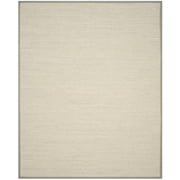 SAFAVIEH Natural Fiber Kentigern Border Seagrass Area Rug, Marble/Khaki, 10' x 14'