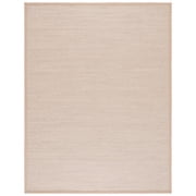 SAFAVIEH Natural Fiber Kentigern Border Seagrass Area Rug, Marble/Linen, 9' x 12'