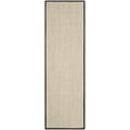 thumbnail image 1 of SAFAVIEH Natural Fiber Kentigern Border Seagrass Runner Rug, Marble/Black, 2'6" x 12', 1 of 8