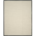 thumbnail image 1 of SAFAVIEH Natural Fiber Kentigern Solid Area Rug, Marble/Black, 8' x 10', 1 of 11