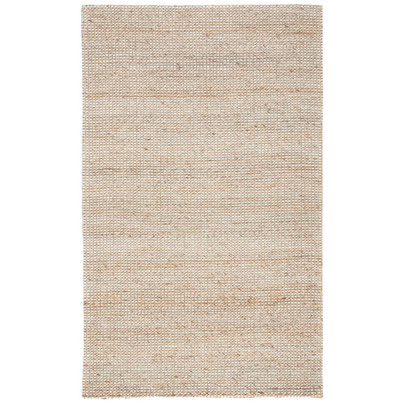 SAFAVIEH Natural Fiber Kingsley Solid Area Rug, Natural/Beige, 6' x 9'