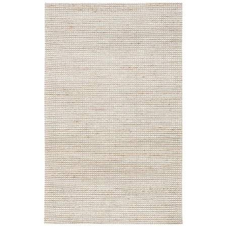 SAFAVIEH Natural Fiber Kingsley Solid Area Rug, Natural/Ivory, 2' x 3'