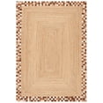 thumbnail image 1 of SAFAVIEH Natural Fiber Knot Bordered Area Rug, Natural/Brown, 4' x 6', 1 of 7