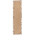 thumbnail image 1 of SAFAVIEH Natural Fiber Knot Bordered Runner Rug, Natural/Brown, 2'3" x 9', 1 of 6