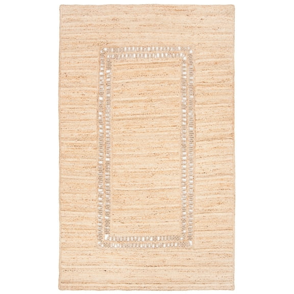 SAFAVIEH Natural Fiber Ladonna Geometric Area Rug, Beige, 3' x 5'