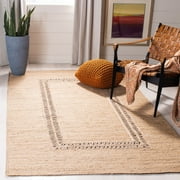 SAFAVIEH Natural Fiber Ladonna Geometric Jute Area Rug, Beige, 5' x 8'