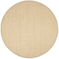 thumbnail image 1 of SAFAVIEH Natural Fiber Laidley Solid Sisal Area Rug, Ivory/Beige, 6' x 6' Round, 1 of 6