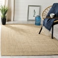 thumbnail image 1 of SAFAVIEH Natural Fiber Langston Geometric Jute Area Rug, Ivory/Beige, 8' x 8' Square, 1 of 9
