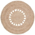 thumbnail image 1 of SAFAVIEH Natural Fiber Lavern Geometric Area Rug, Natural, 5' x 5' Round, 1 of 7