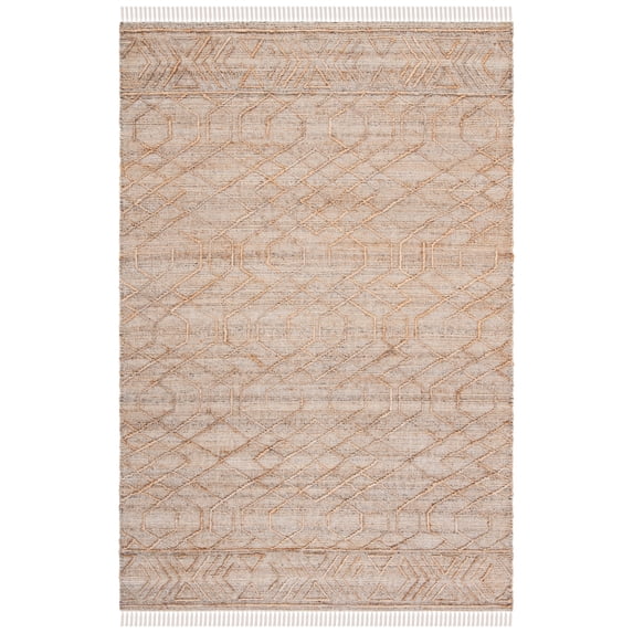 SAFAVIEH Natural Fiber Layton Geometric Area Rug, Natural/Beige, 4' x 6'
