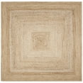 thumbnail image 1 of SAFAVIEH Natural Fiber Leo Geometric Area Rug, Natural/Ivory, 4' x 4' Square, 1 of 8