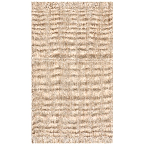SAFAVIEH Natural Fiber Leon Abstract Area Rug, Natural/Beige, 5' x 8'