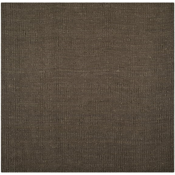SAFAVIEH Natural Fiber Levi Braided Area Rug, Brown, 6' x 6' Square