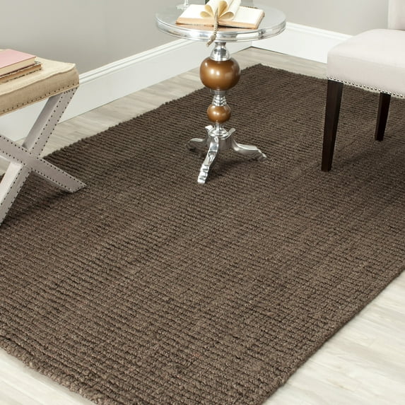 Safavieh Natural Fiber Levi Solid Area Rug, Brown, 8' x 8' Square