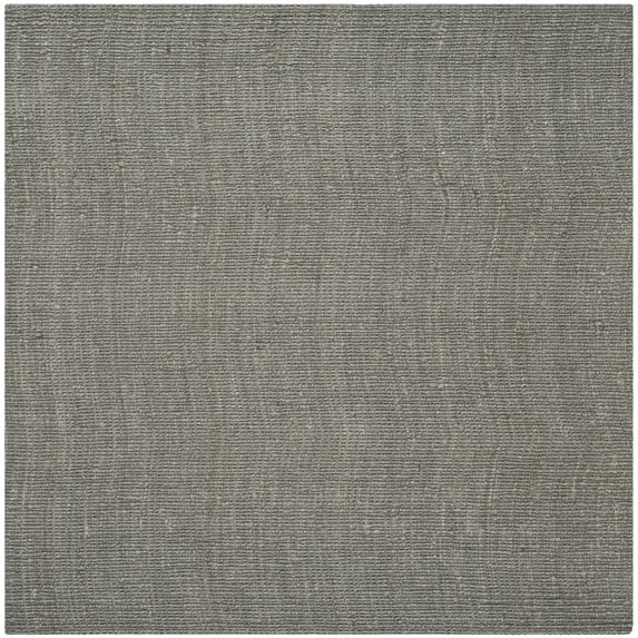 SAFAVIEH Natural Fiber Levi Braided Area Rug, Light Grey, 4' x 4' Square