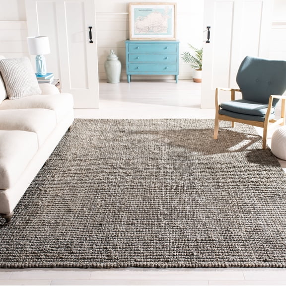 Safavieh Natural Fiber Levi Solid Area Rug, Light Gray, 8' x 10'