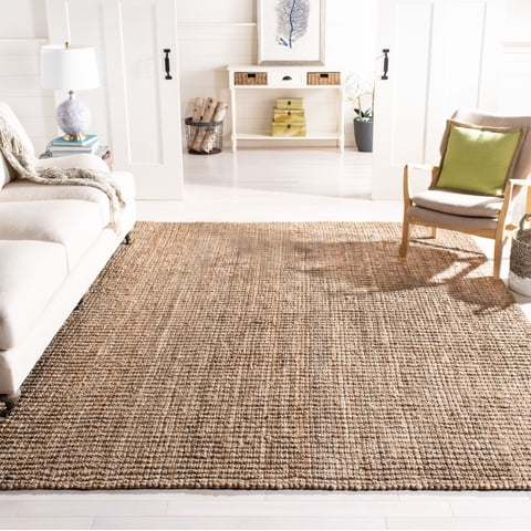 Safavieh Natural Fiber Levi Solid Area Rug, Natural/Gray, 11' x 15'