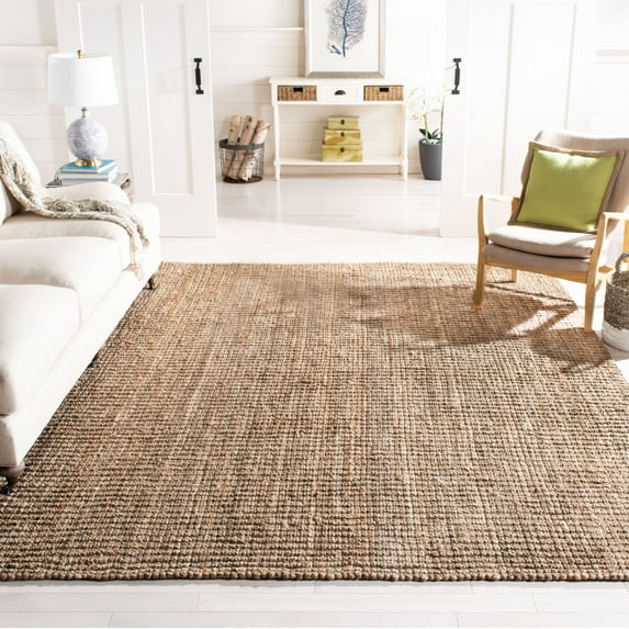 Safavieh Natural Fiber Levi Solid Area Rug, Natural/Gray, 11' x 15'