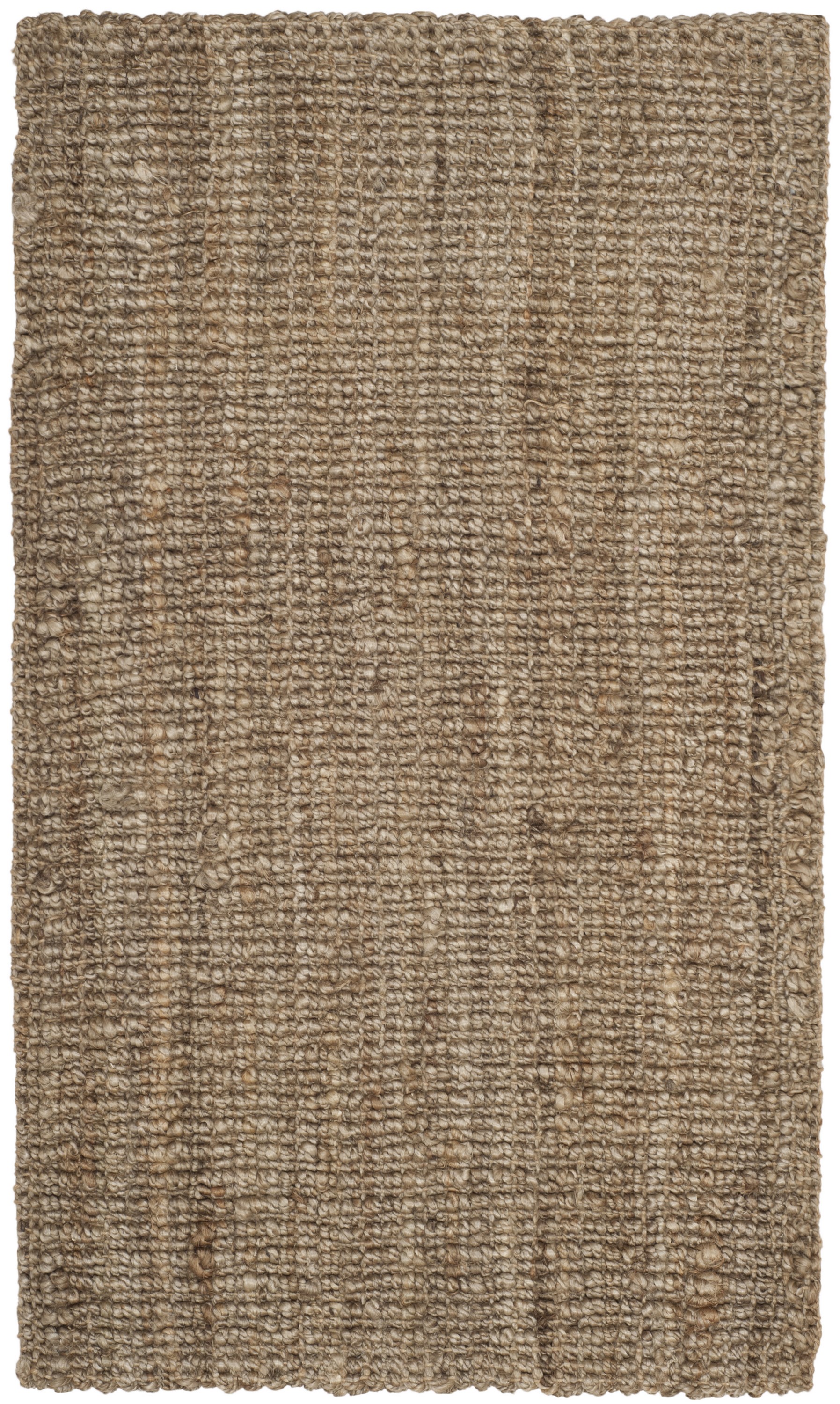 SAFAVIEH Natural Fiber Levi Braided Area Rug, Natural/Grey, 2'6" x 4