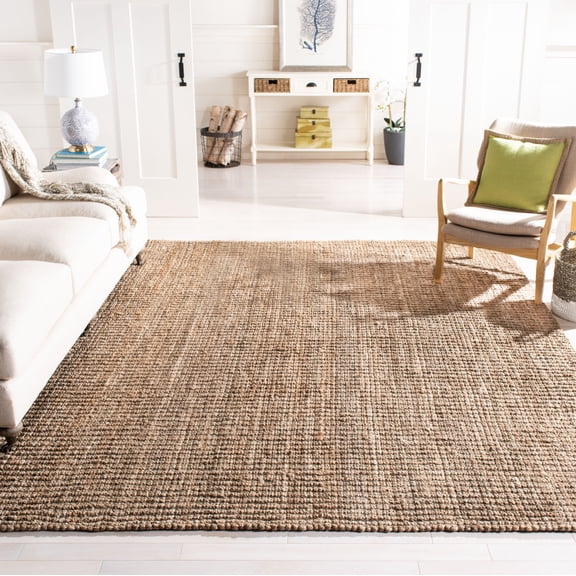 Safavieh Natural Fiber Levi Solid Area Rug, Natural/Gray, 8' x 10'