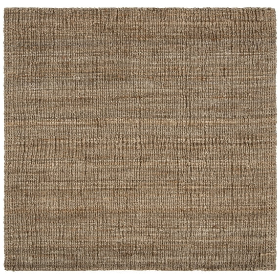 SAFAVIEH Natural Fiber Levi Braided Area Rug, Natural/Grey, 8' x 8' Square