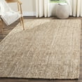 thumbnail image 1 of Safavieh Natural Fiber Levi Solid Area Rug, Natural/Ivory, 6' x 6' Square, 1 of 13