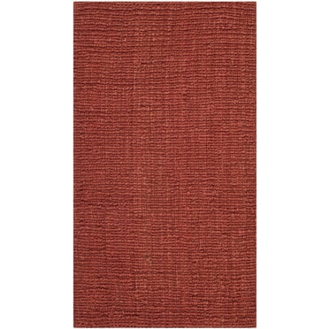 SAFAVIEH Natural Fiber Levi Braided Area Rug, Rust, 3' x 5'