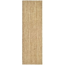 SAFAVIEH Natural Fiber Levi Braided Runner Rug, Natural, 2'6" x 22'