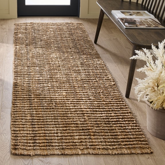 Safavieh Natural Fiber Levi Solid Runner Rug, Natural, 2'6" x 20'