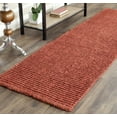 thumbnail image 1 of Safavieh Natural Fiber Levi Solid Runner Rug, Rust, 2'6" x 14', 1 of 10