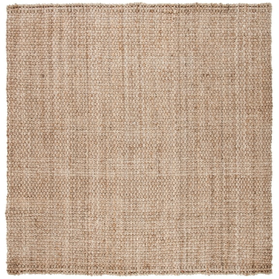 SAFAVIEH Natural Fiber London Solid Area Rug, Natural, 3' x 3' Square
