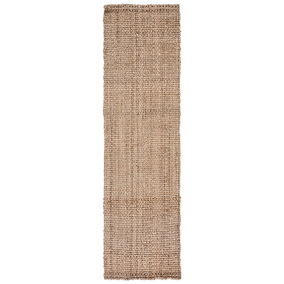 SAFAVIEH Natural Fiber London Solid Runner Rug, Natural, 2'3" x 10'