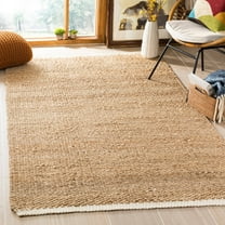 SAFAVIEH Natural Fiber Lyla Braided Jute Area Rug, Ivory/Natural, 9' x 12'