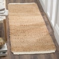 thumbnail image 1 of SAFAVIEH Natural Fiber Lyla Braided Jute Runner Rug, Ivory/Natural, 2'6" x 8', 1 of 6