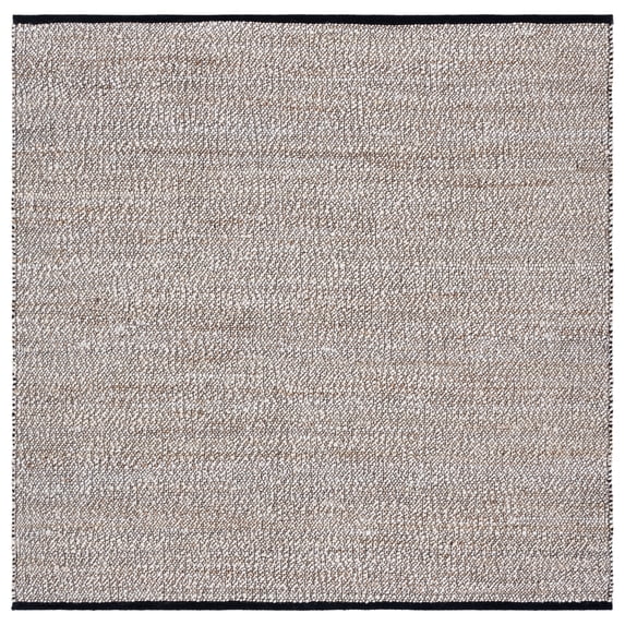 SAFAVIEH Natural Fiber Lynett Abstract Area Rug, Beige, 6' x 6' Square