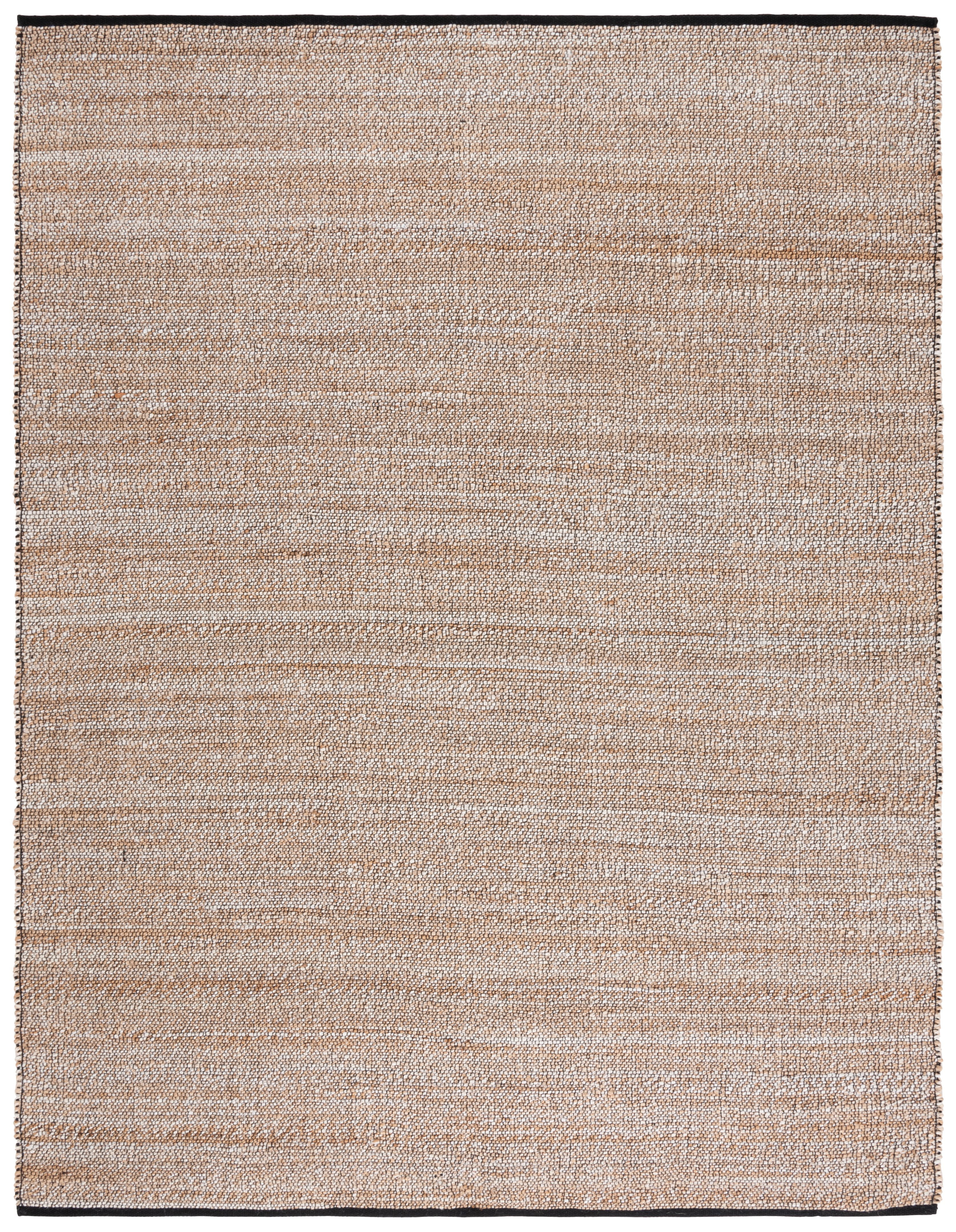 Handmade Tufted Jute Round Area Rug, Natural, 8' x 10'